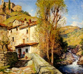 Régi malom, Pelago, Olaszország, 1913